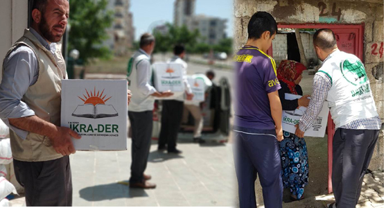 Umut Kervanı 400 aileye gıda yardımında bulundu