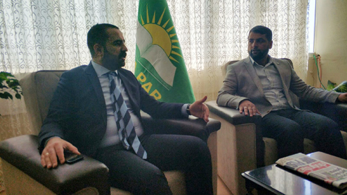 Hasan İzol HÜDA PAR'ı ziyaret etti