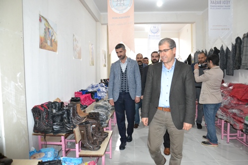 Siverek'te yetim ve muhtaçlar için giyim mağazası açıldı