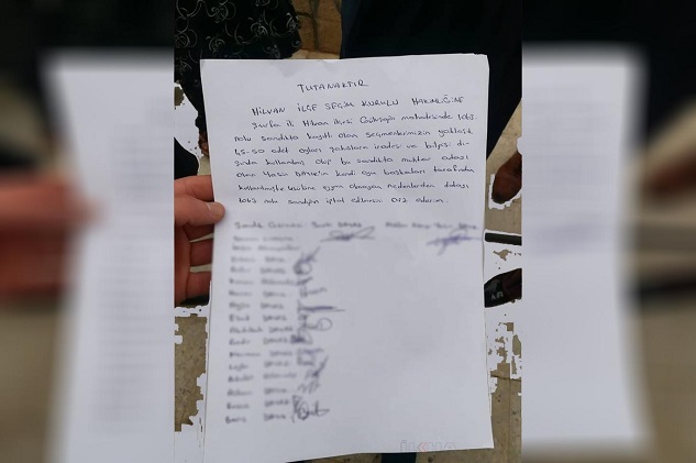 Hilvan'da toplu oy kullanıldı iddiası
