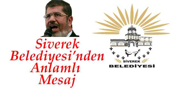 Siverek Belediyesi'den anlamlı mesaj
