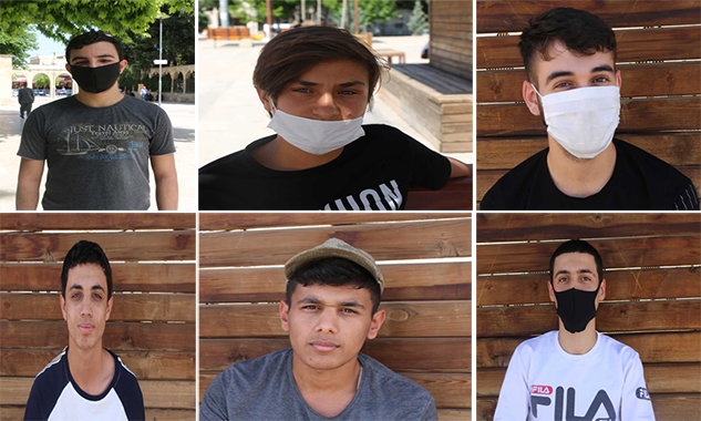 Gençler 45 gün sonra ilk kez sokağa çıktı
