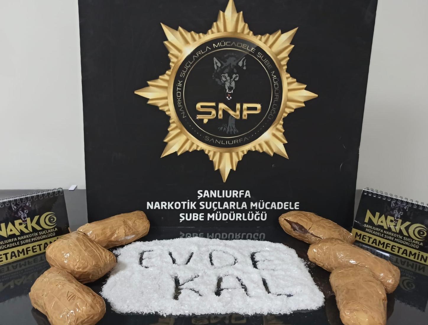 Şanlıurfa'da Metamfetamin ele geçirildi
