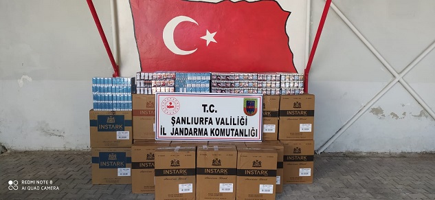 Kamyon içerisinde 35 bin 498 adet gümrük kaçağı sigara ele geçirildi