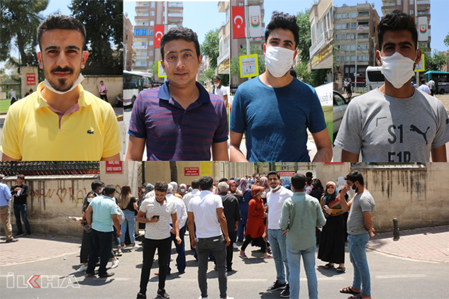 Şanlıurfa'da öğrenciler önce sıcakla yarıştı