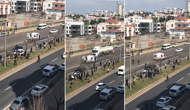 Siverek'te otomobil yayaya çarptı