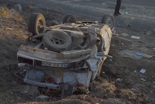 SİVEREK'TE TRAFİK KAZASI: 4 YARALI