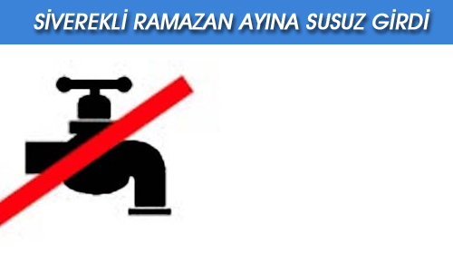 SİVEREK'TE SU-ELEKTRİK KESİNTİSİ YAŞANIYOR
