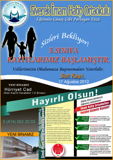 İMAM HATİP KAYITLARI BAŞLADI