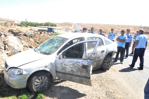 SİVEREKTE TRAFİK KAZASI 1 YARALI