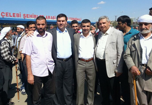 SİVEREKLİ HACILAR UĞURLANDI