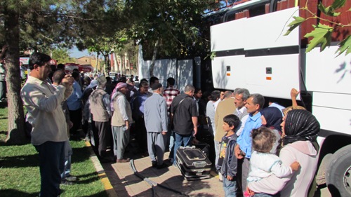 SİVEREKLİ HACI ADAYLARI UĞURLANDI