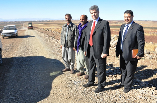 ERKAL YOĞUNCA YOLUNDA İNCELEMEDE BULUNDU