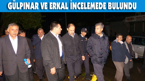 GÜLPINAR VE ERKAL MAĞDUR ESNAFINI GEZDİ