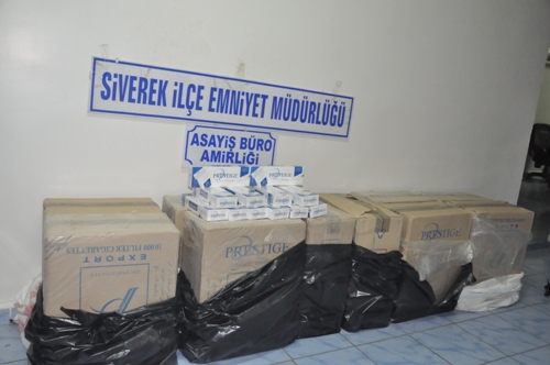 6700 PAKET KAÇAK SİGARA ELE GEÇİRİLDİ