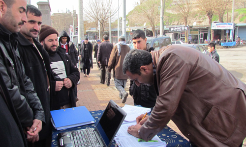 GÜRAKAR BELDE BAŞKANINDAN İMZA KAMPANYASINA DESTEK