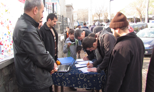 SİVEREK'TE İMZA SAYISI 3 GÜNDE 30 BİNİ AŞTI