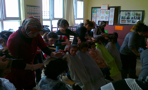 SİVEREK HEM 170 ÖĞRENCİNİN SAÇ BAKIMINI YAPTI