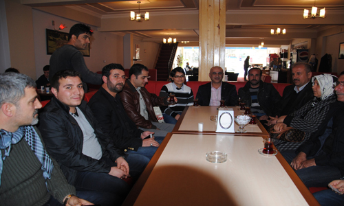 MEDYA İŞ BAŞKANI SİVEREKTE GAZETECİLERLE BULUŞTU