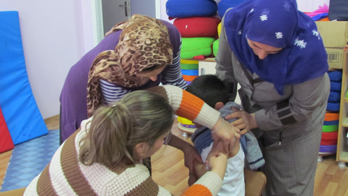 ANAOKULU ÖĞRENCİLERİ KIZAMIK AŞISI OLDU