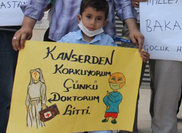 URFA'DAKİ LÖSEMİLİ ÇOCUKLAR DOKTORSUZ KALDI