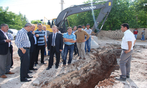 İLLER BANKASI BÖLGE MÜDÜRÜ HİLVAN'DA