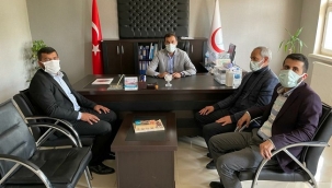HÜDA PAR İlçe Başkanı Sımak'tan İlçe Sağlık Müdürlüğüne ziyaret