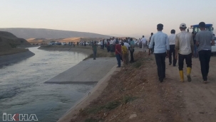 Sulama kanalına düşen çocuklardan biri öldü 2 çocuk halen aranıyor