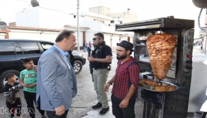 Şanlıurfa Valisi Erin bayramın ilk günü Tel Abyad'daydı