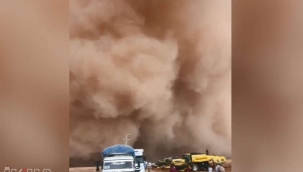 Suriye'den gelen toz fırtınası günlük hayatı olumsuz etkiledi