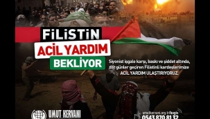 Umut Kervanından Filistin için acil yardım çağrısı