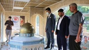 Minia Kudüs tırı Şanlıurfa'ya ulaştı