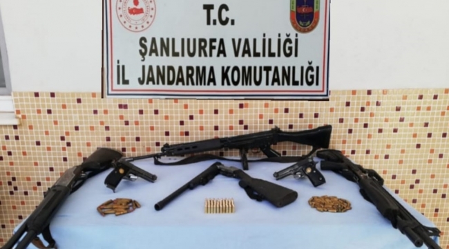Siverek'te silah kaçakçılarına yönelik operasyonda 3 kişi gözaltına alındı