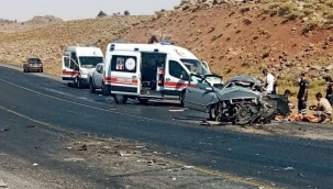 Viranşehir- Diyarbakır yolunda kaza: 2 ölü, 3 yaralı