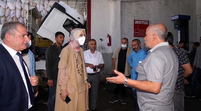 Başkan Ayşe Çakmak, muhtar ve esnaf ziyaretlerini sürdürüyor