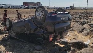 Diyarbakır- Siverek kara yolunda kaza: 3 yaralı