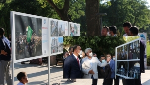 Balıklıgöl'de "Direnen Filistin" konulu fotoğraf sergisi açıldı