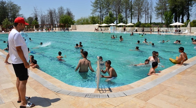 Siverek olimpik yüzme havuzu hizmete açıldı