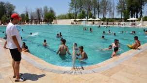 Siverek olimpik yüzme havuzu hizmete açıldı