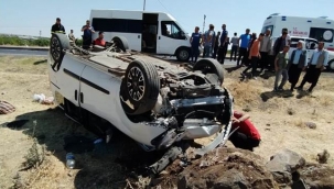 Siverek'te trafik kazası: 4'ü çocuk 8 yaralı
