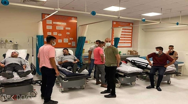 Birecik Devlet Hastanesi'nde güvenlik ile hasta yakınları arasında kavga: 9 yaralı