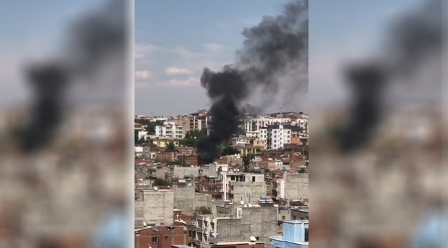 Siverek'te evde yufka ekmek pişirirken yangın çıktı