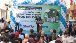 Eyyübiye doğalgaza kavuştu