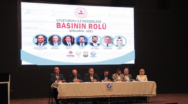 Şanlıurfa'da uyuşturucu mücadelede basının rolüne dikkat çekildi