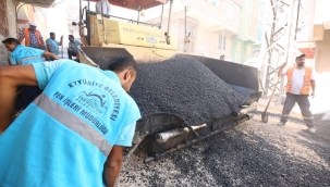 Eyyübiye Belediyesinin asfalt çalışması sürüyor