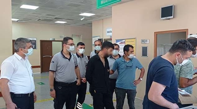 Şanlıurfa'da hastaneden telefon çalan şüpheli yakalandı