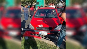 Siverek'te yakıt tırı ile otomobil çarpıştı