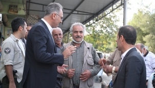 Başkan Kuş esnaf ve vatandaş ziyaretlerini sürdürüyor