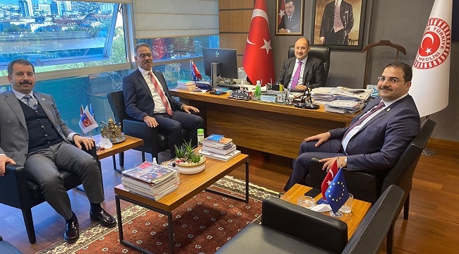 Merkez ilçe belediye başkanlarından Gülpınar'a ziyaret