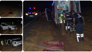 Motosiklet ile otomobil çarpıştı: 1 ölü 1 yaralı